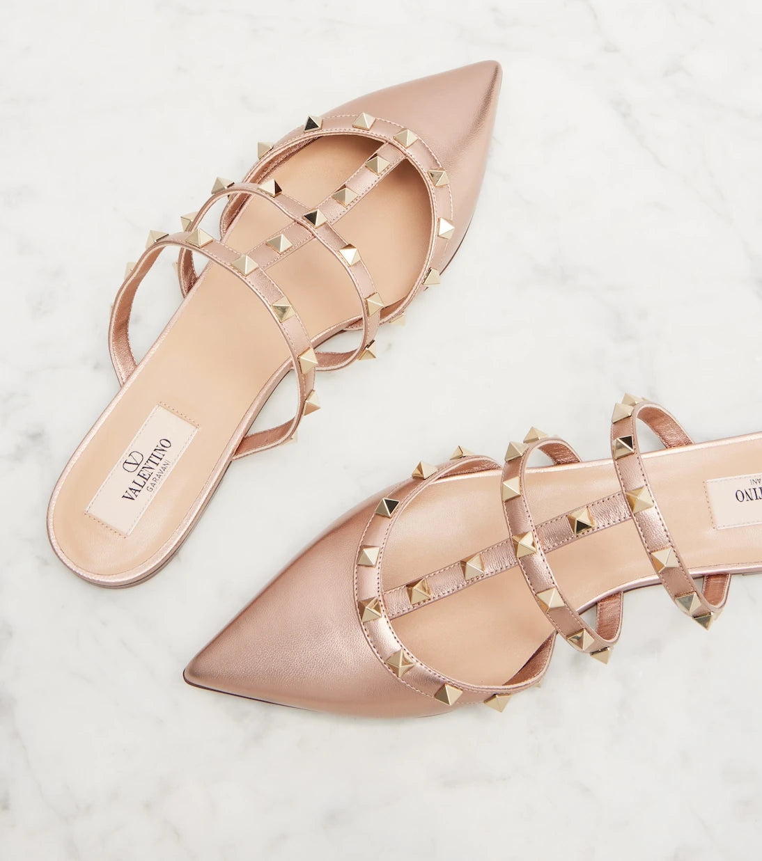 Valentino Garavani - Rockstud leather mules