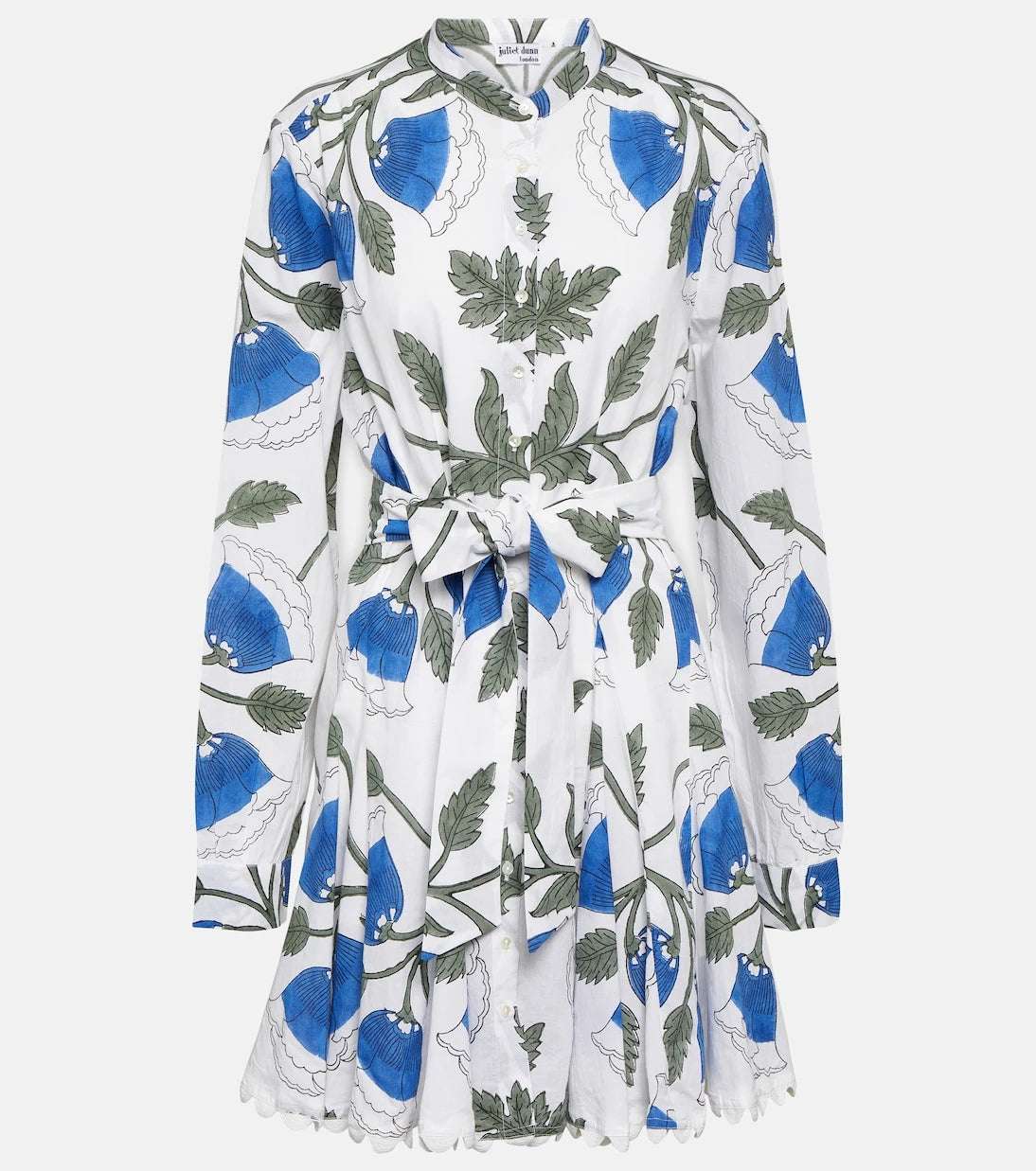 Juliet Dunn - Bellflower cotton shirt dress