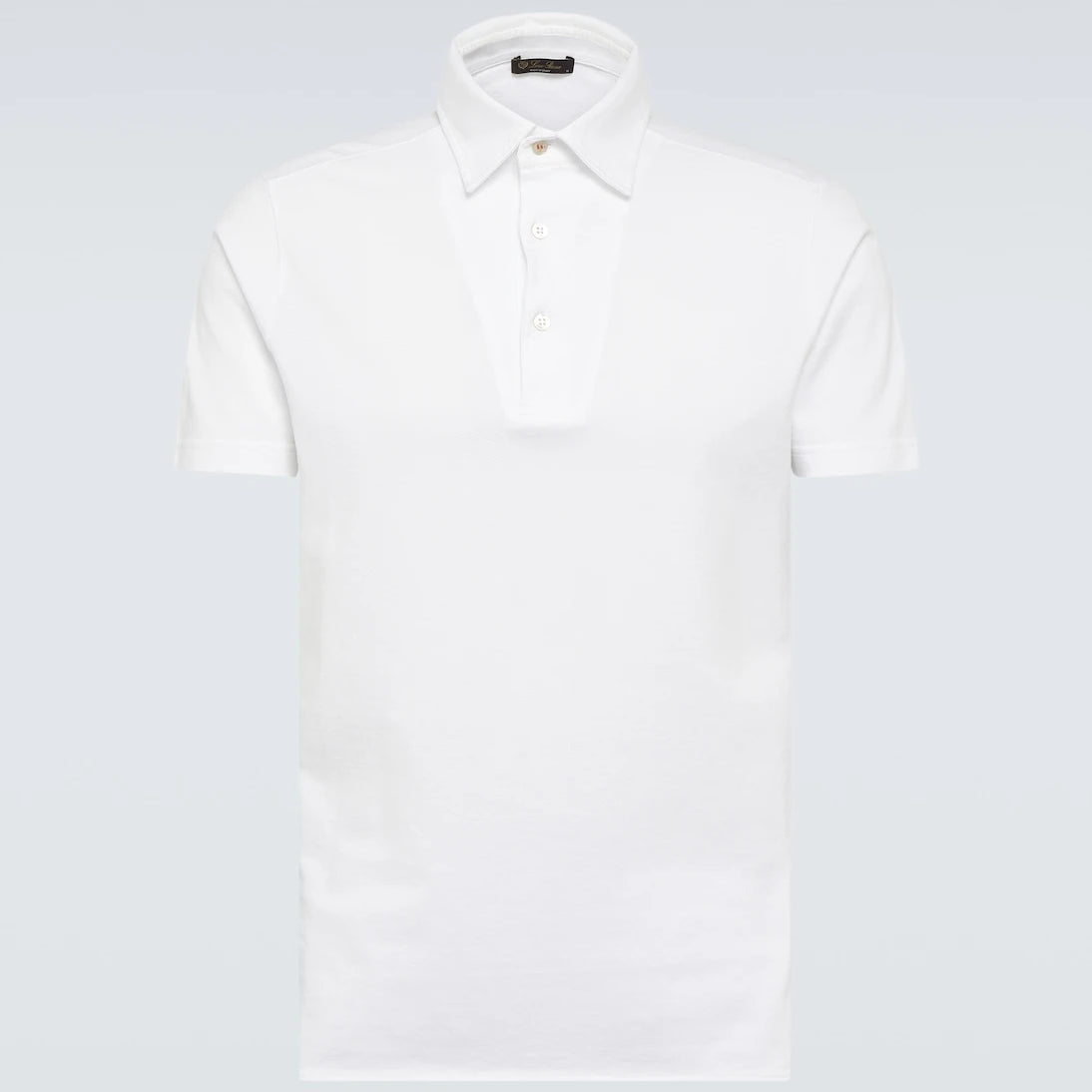 Loro Piana - قميص بولو من القطن المنسوج