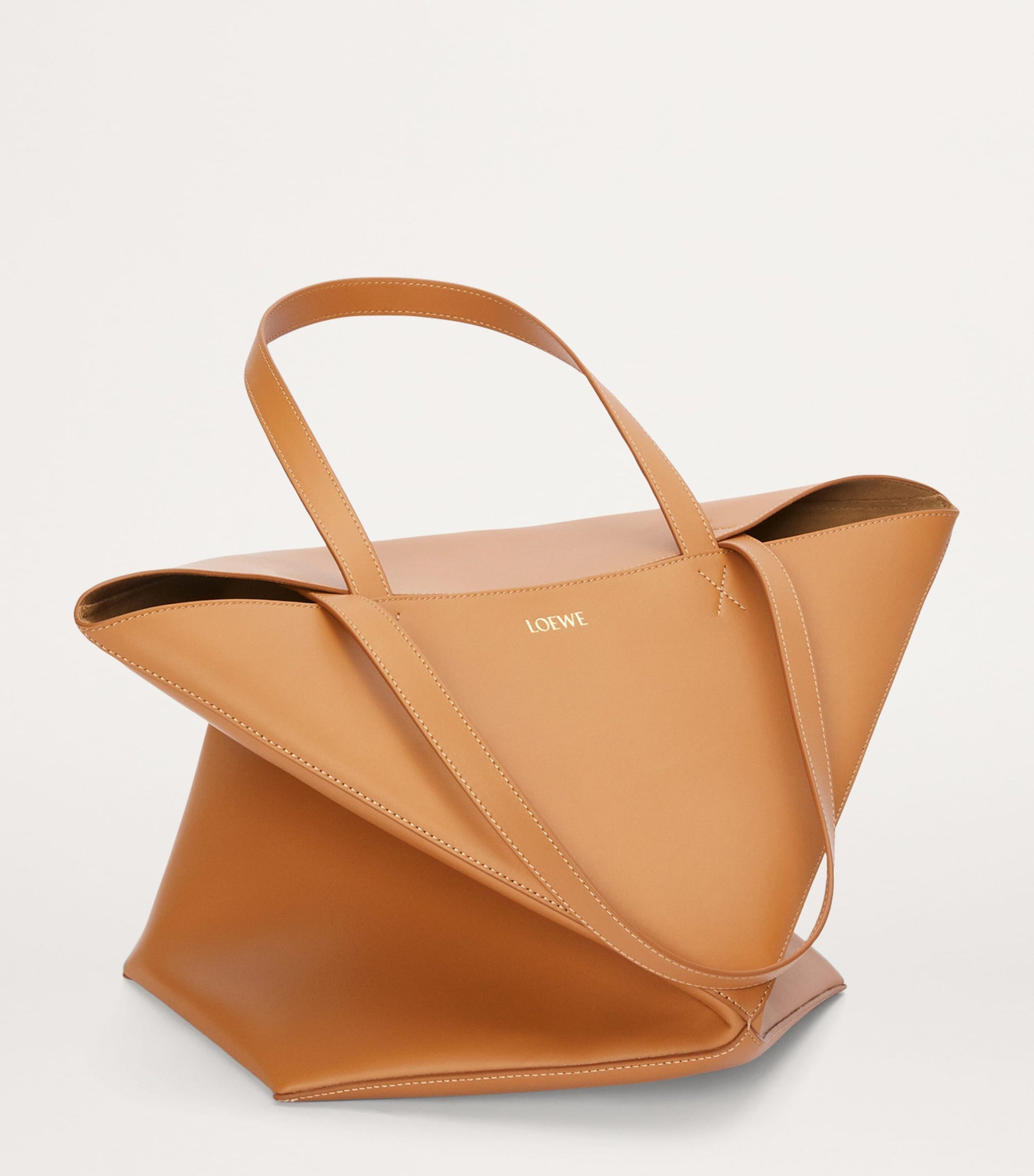LOEWE XL Leather Puzzle Fold Tote Bag
