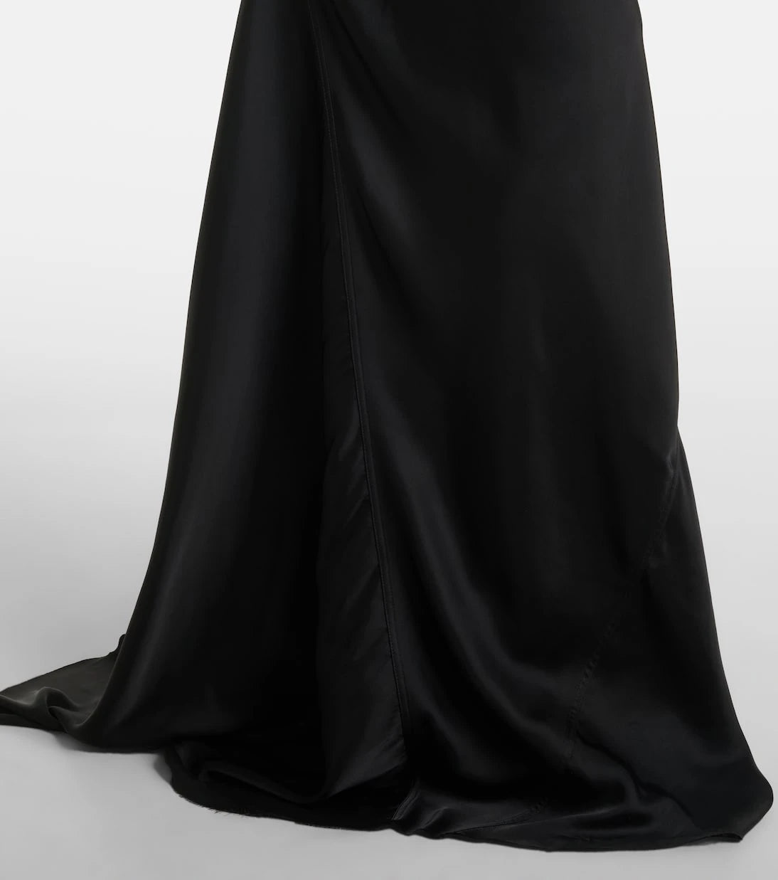 Rick Owens - Coda draped satin maxi skirt