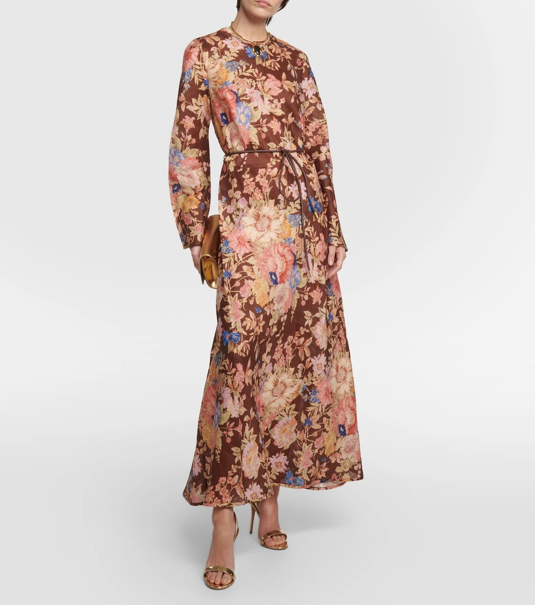 Zimmermann - August floral linen maxi dress