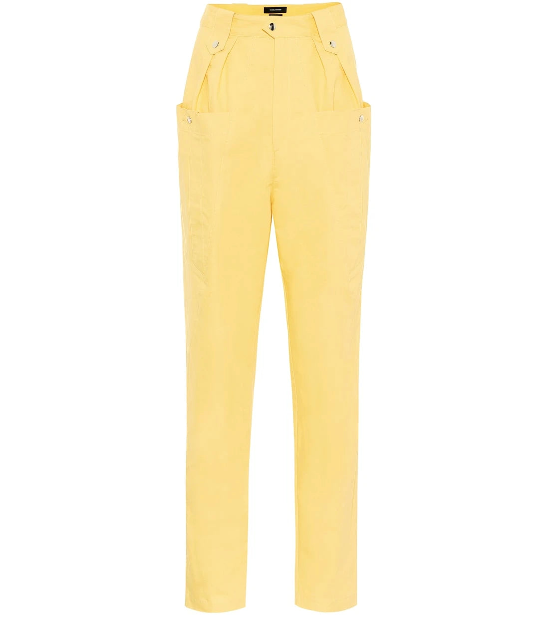 Isabel Marant - Yerris high-rise cotton carrot pants