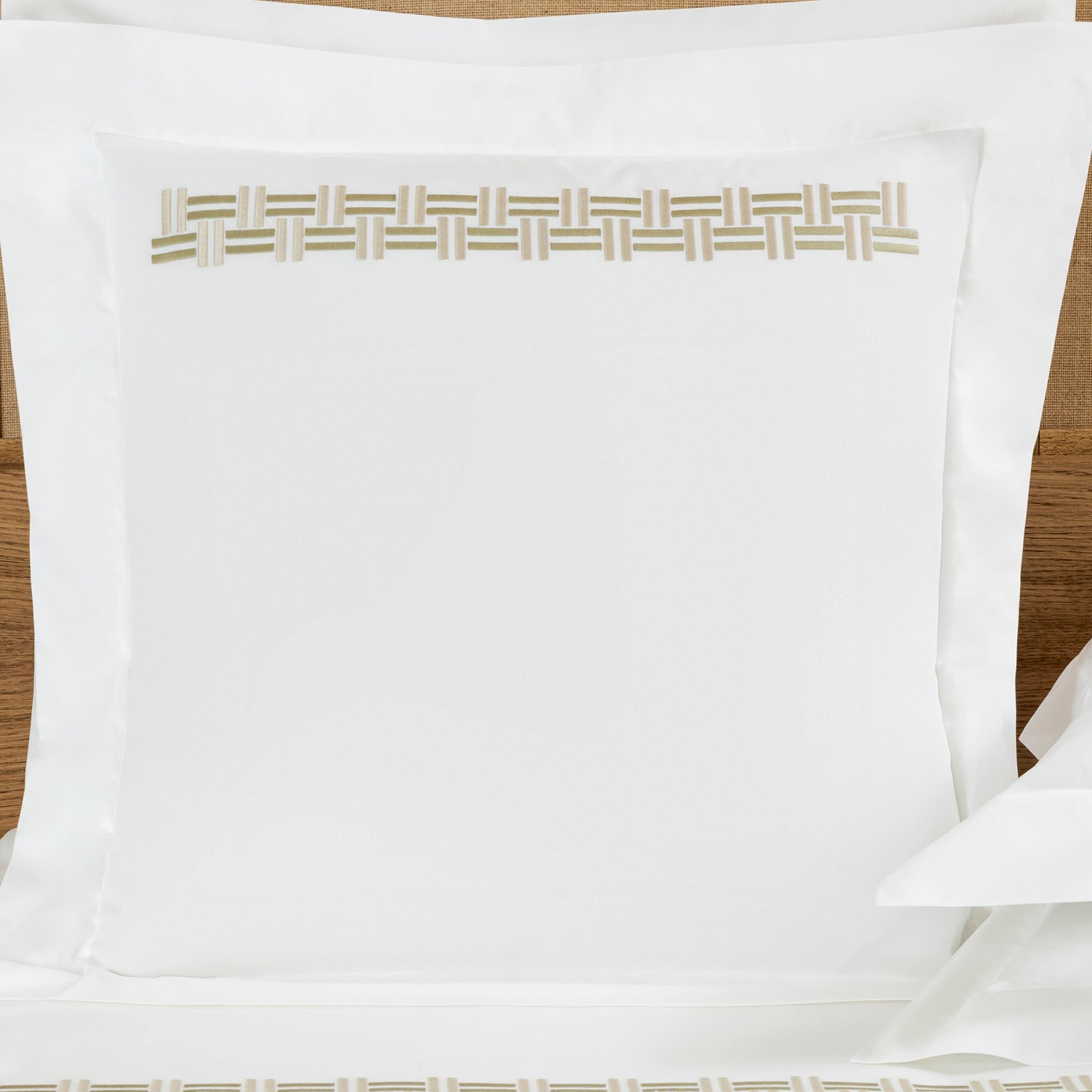 Basket Weave Oxford Euro Sham (65cm x 65cm)