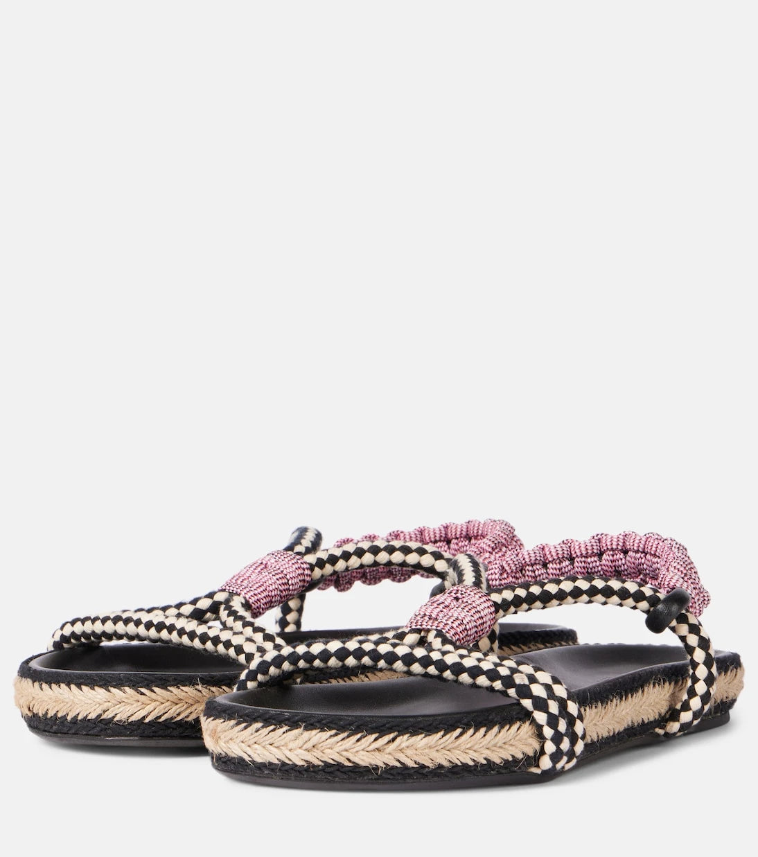 Isabel Marant - Waltee deri espadril sandaletler