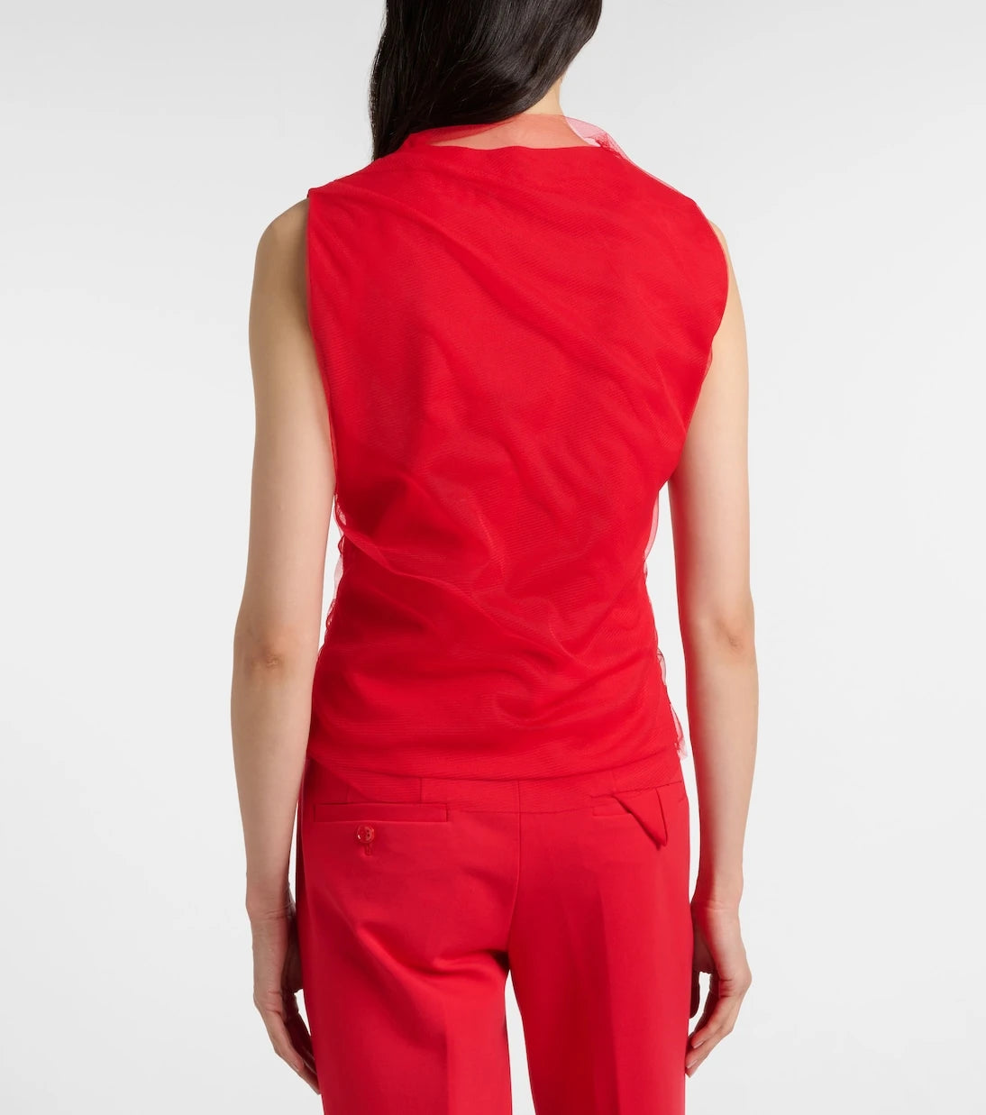 Dorothee Schumacher - Draped tulle top