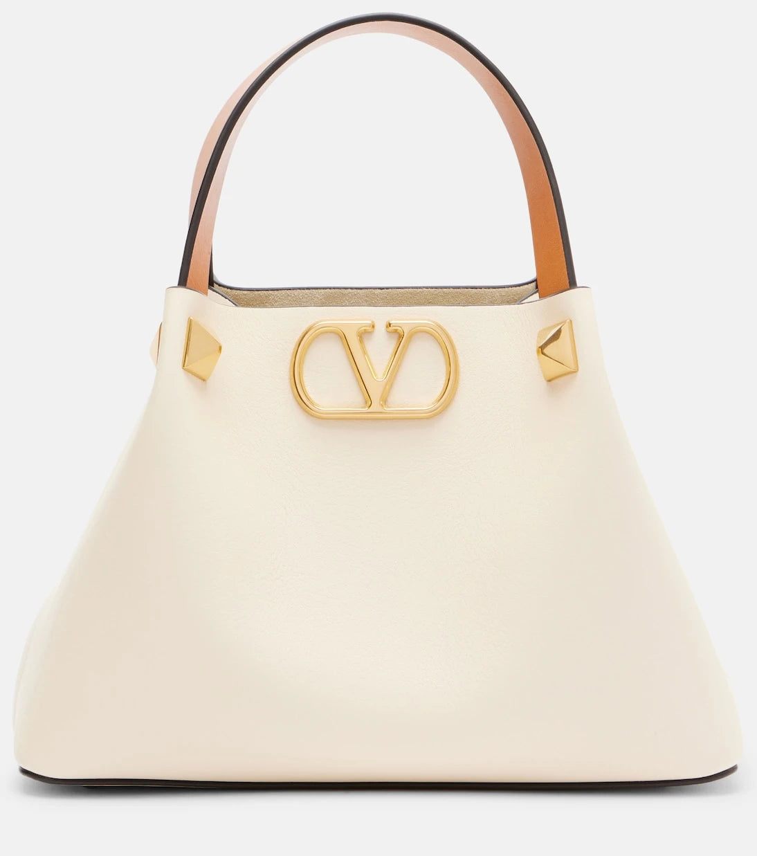 Valentino Garavani - VLogo Small leather top-handle bag