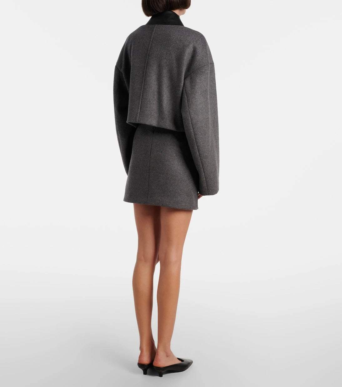 Sportmax - Vacuo cropped virgin wool jacket