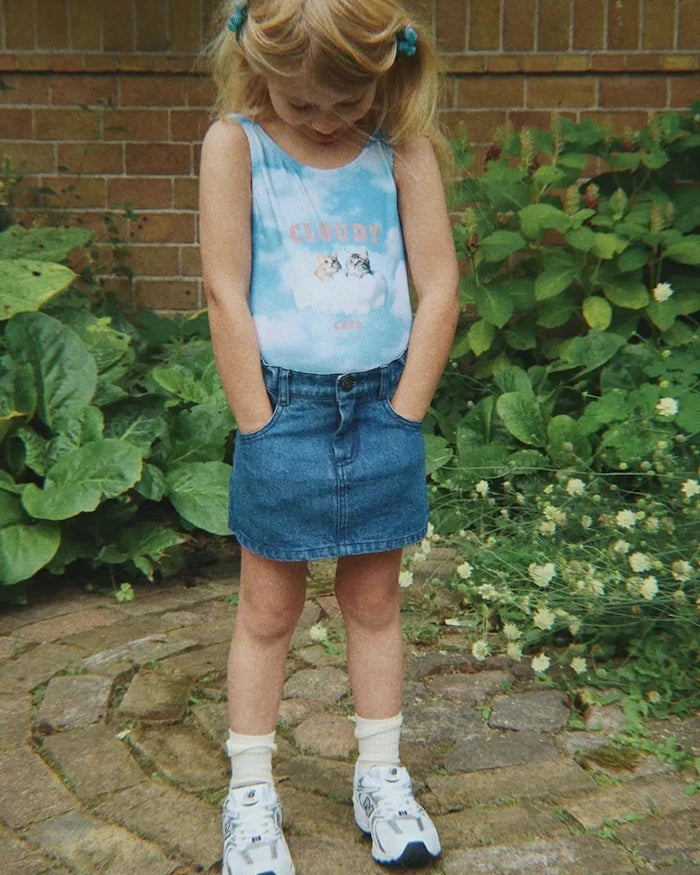 Konges Sløjd Denim Etek MAGOT SKIRT GOTS