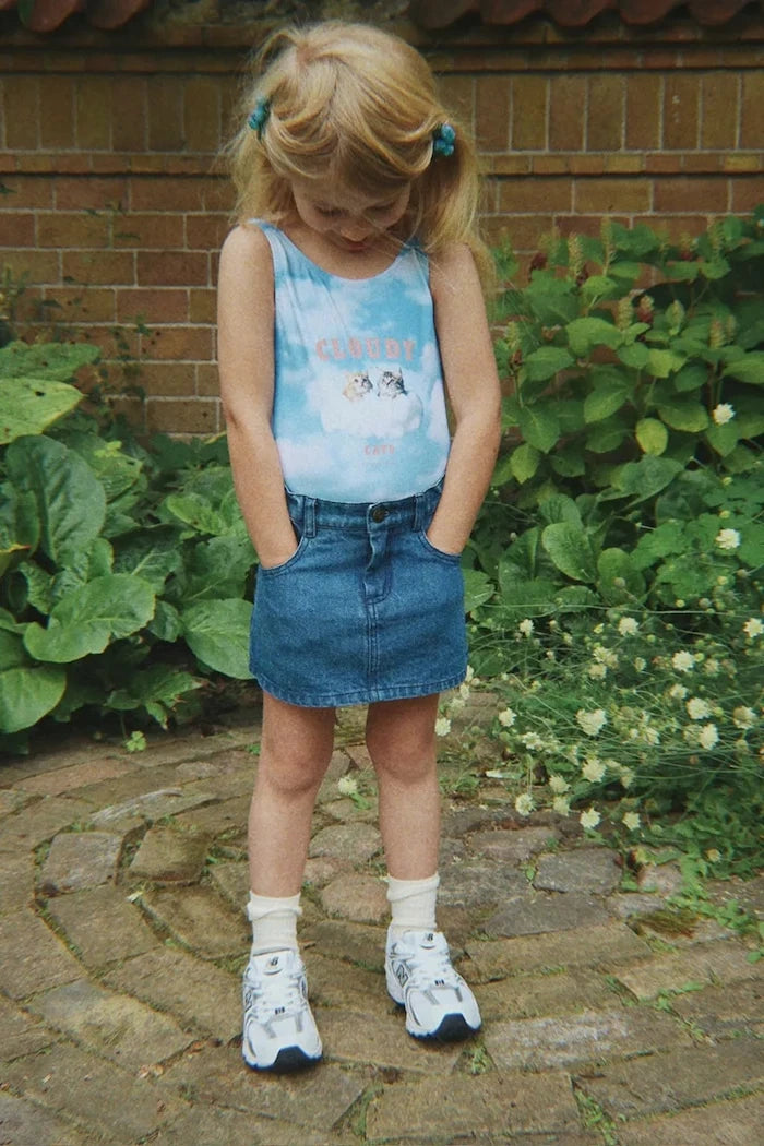 Konges Sløjd Denim Etek MAGOT SKIRT GOTS