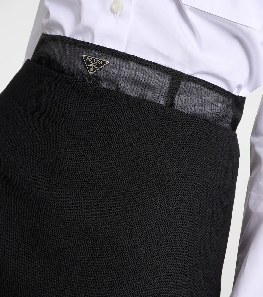 Prada - High-rise miniskirt