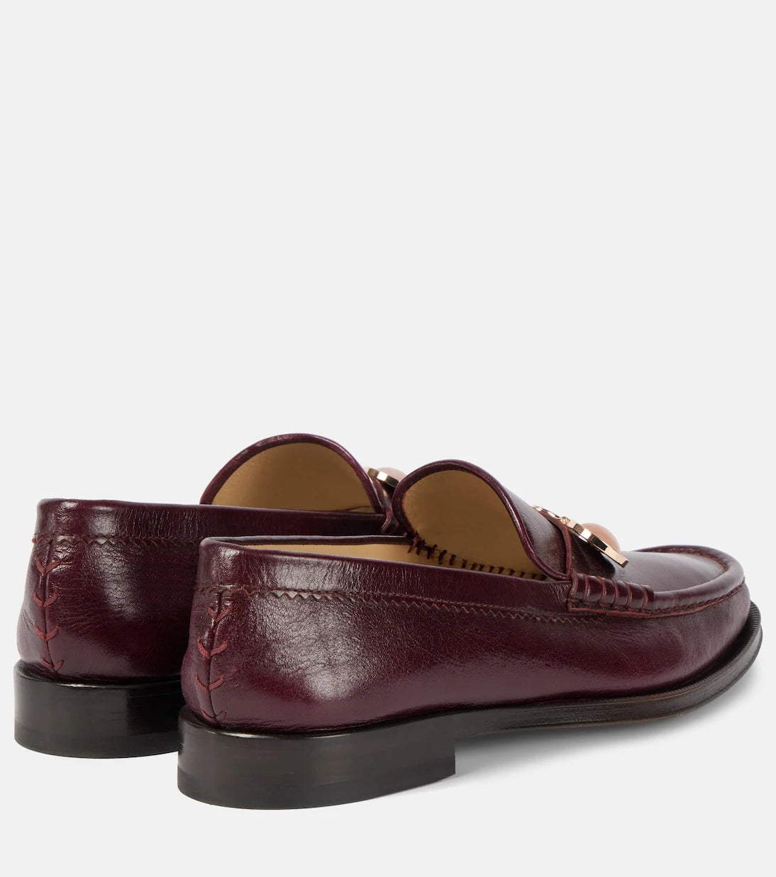 Gabriela Hearst - Melchora embellished leather loafers