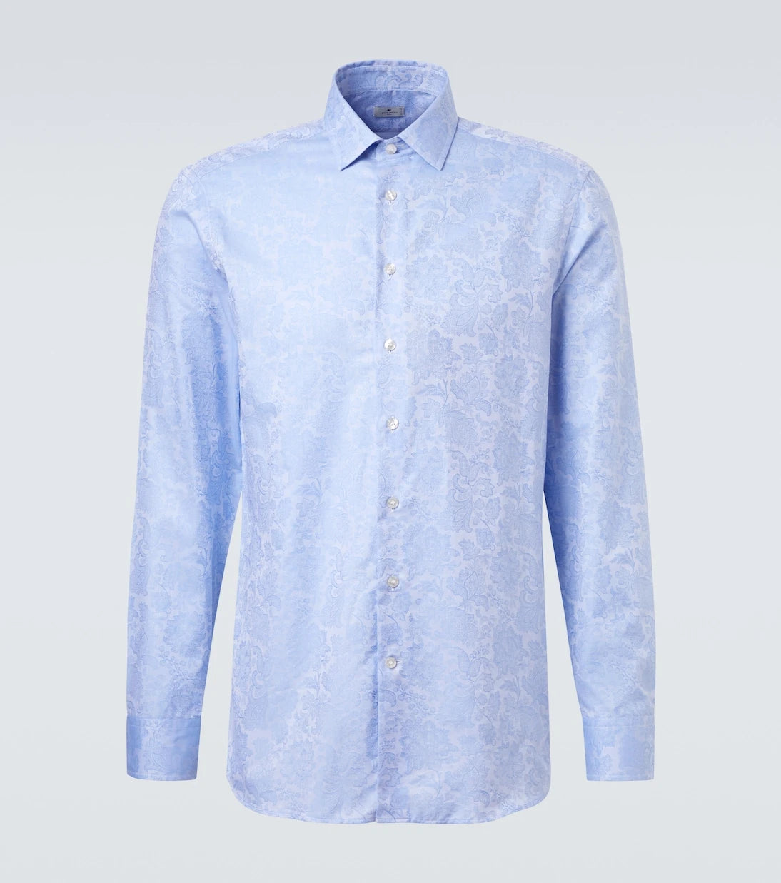 Etro - Floral cotton jacquard shirt