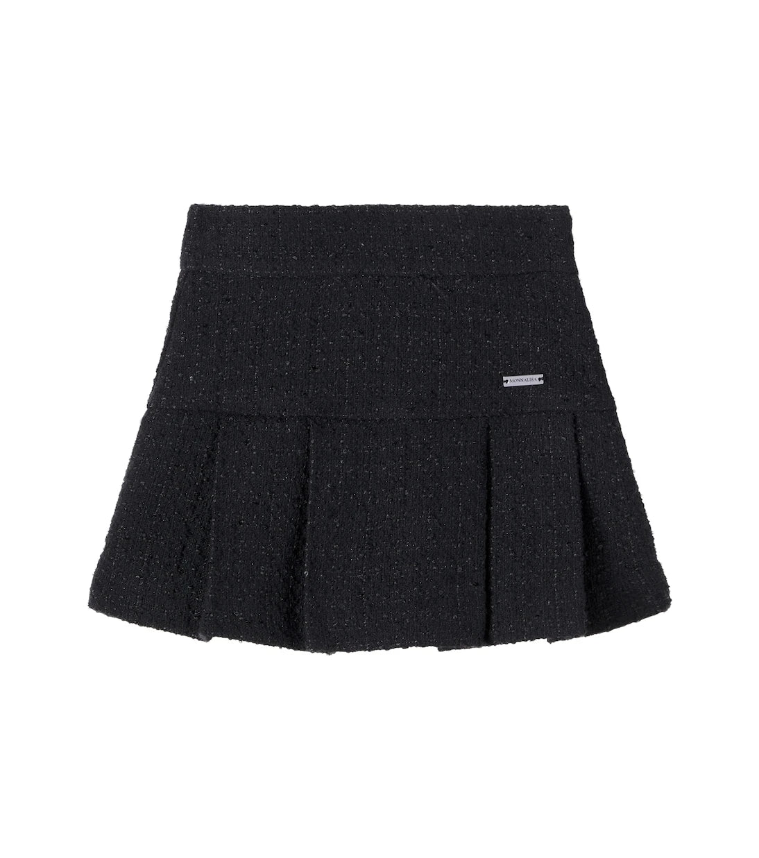 Monnalisa - Pleated tweed skirt