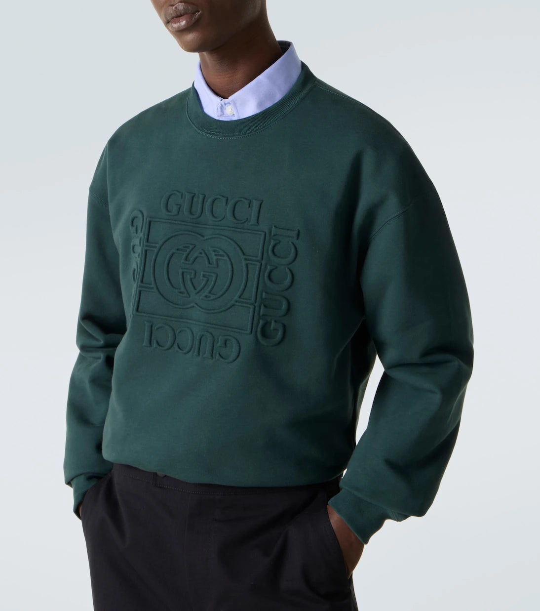 Gucci - Interlocking G pamuklu jarseli sweatshirt