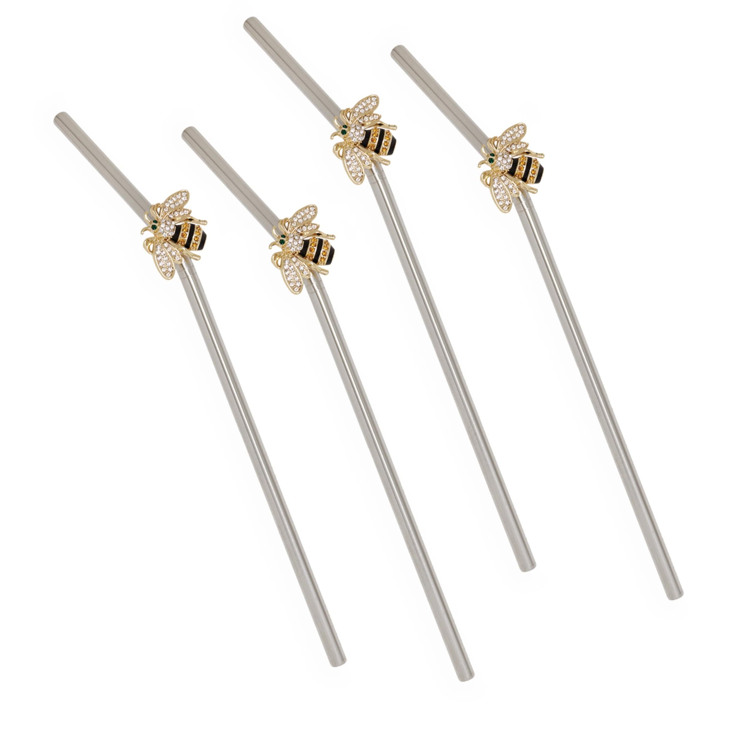 Joanna Buchanan Bee Metal Straws (Set of 4)
