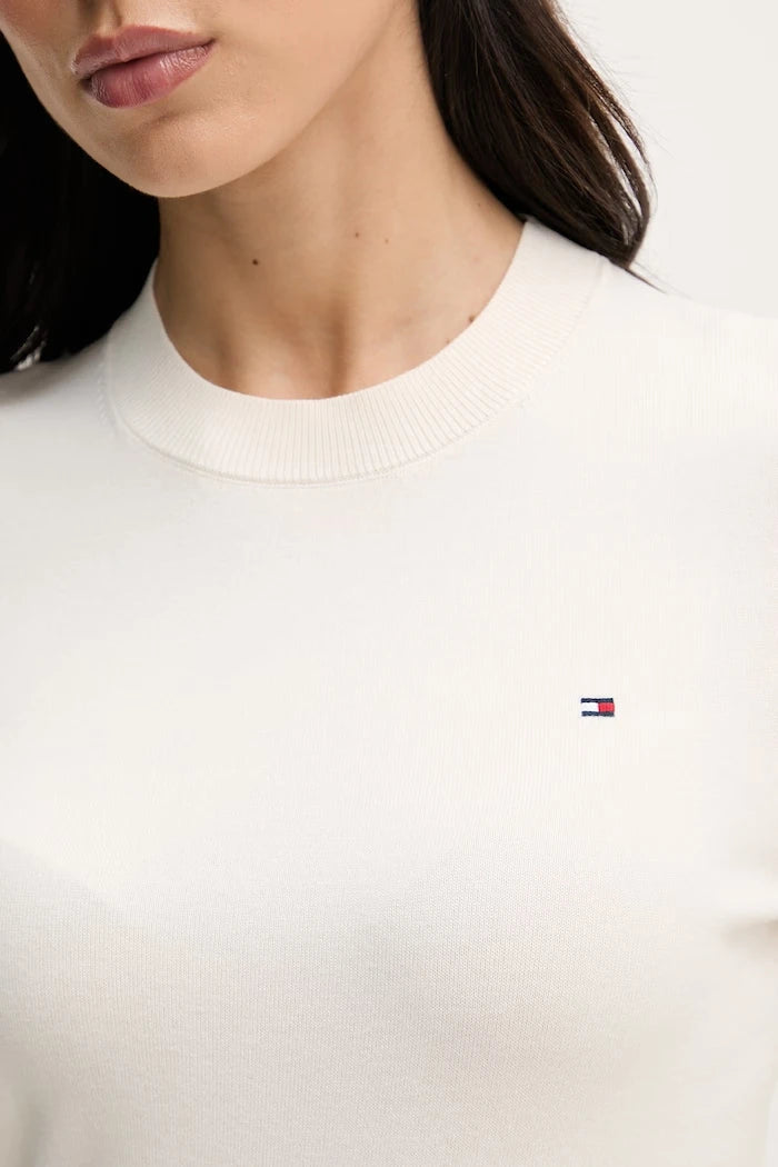 Tommy Hilfiger kadın pamuklu triko kazak