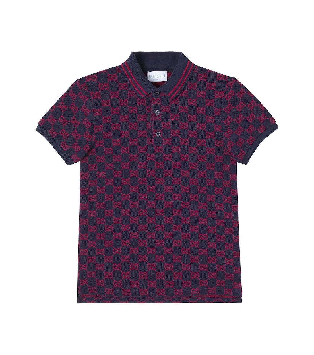 Gucci Kids - GG cotton polo shirt