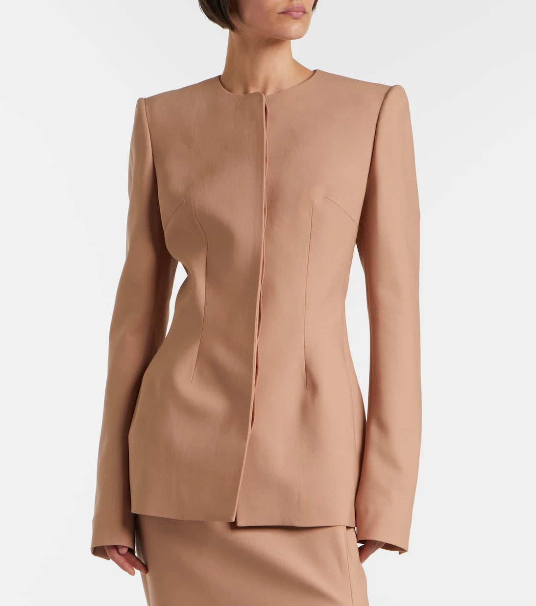 Mugler - Wool-blend blazer