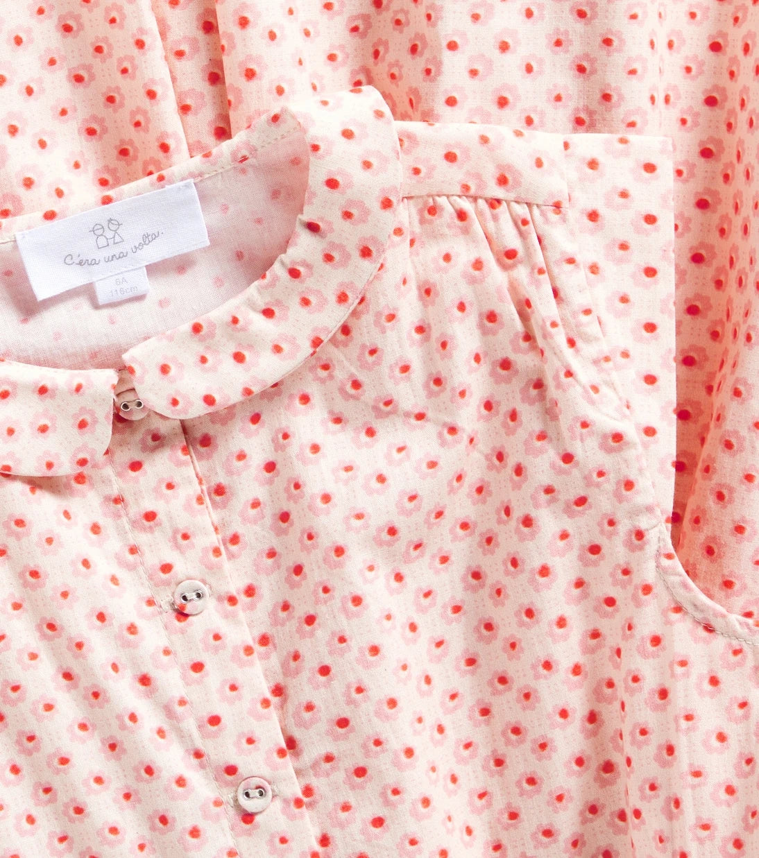 C'era Una Volta - Ines polka-dot cotton dress