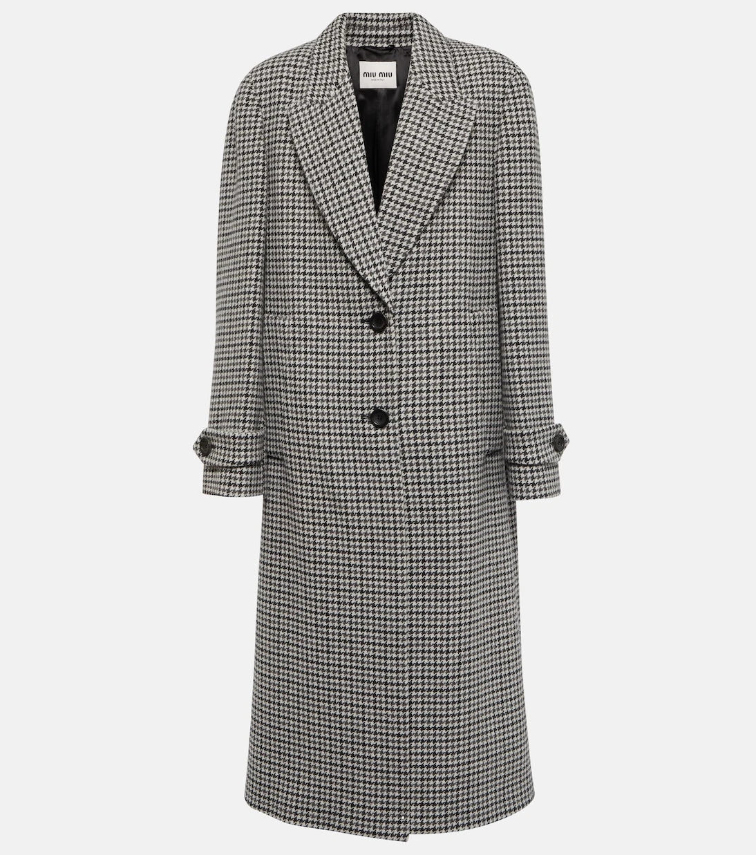 Miu Miu - Single-breasted virgin wool coat