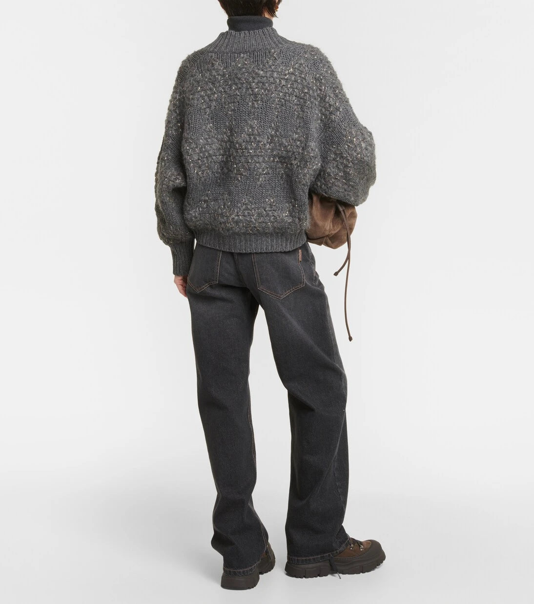 Brunello Cucinelli - Wool, cashmere, and silk cardigan