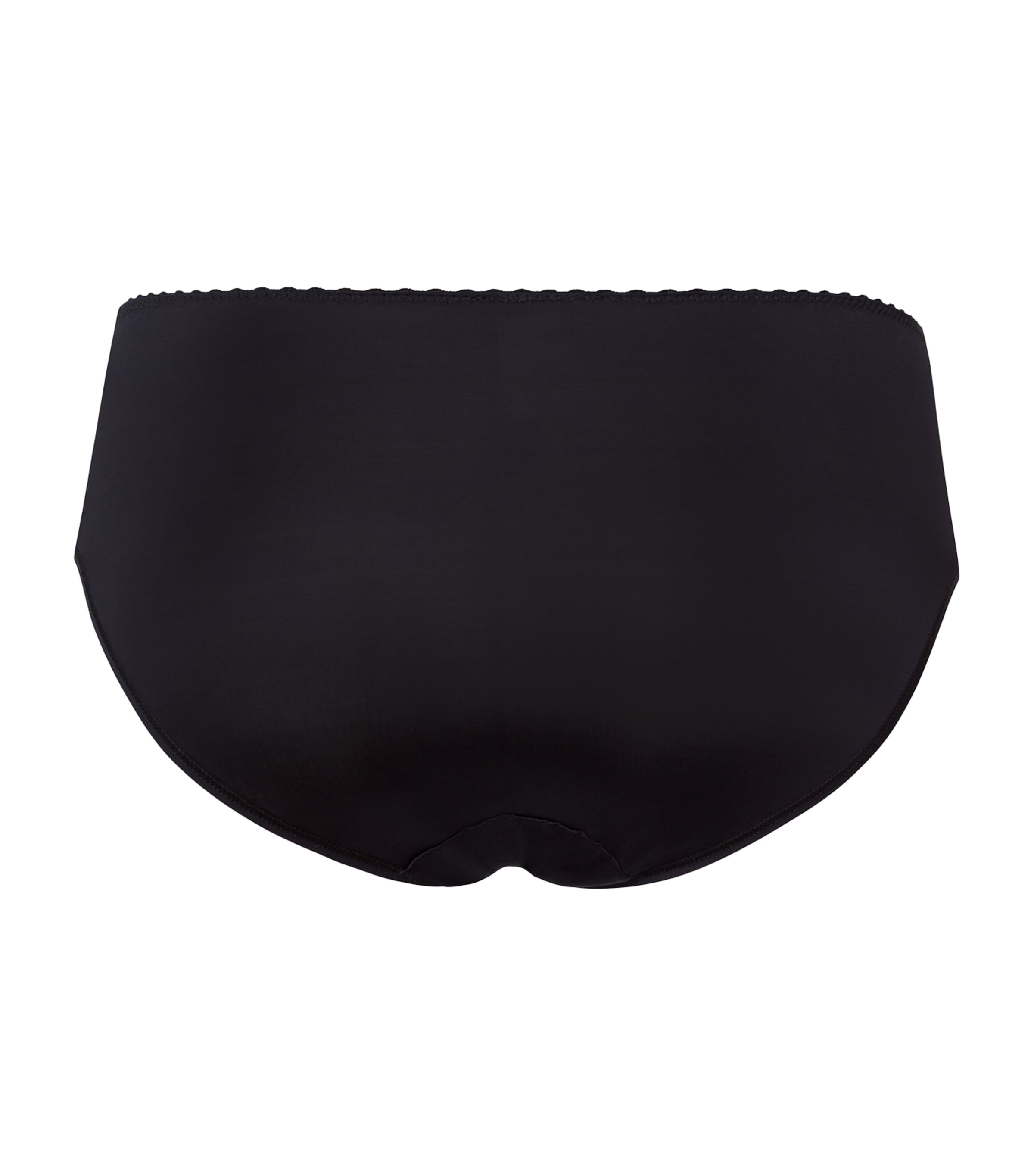 Hanro Black Satin Deluxe Midi Briefs