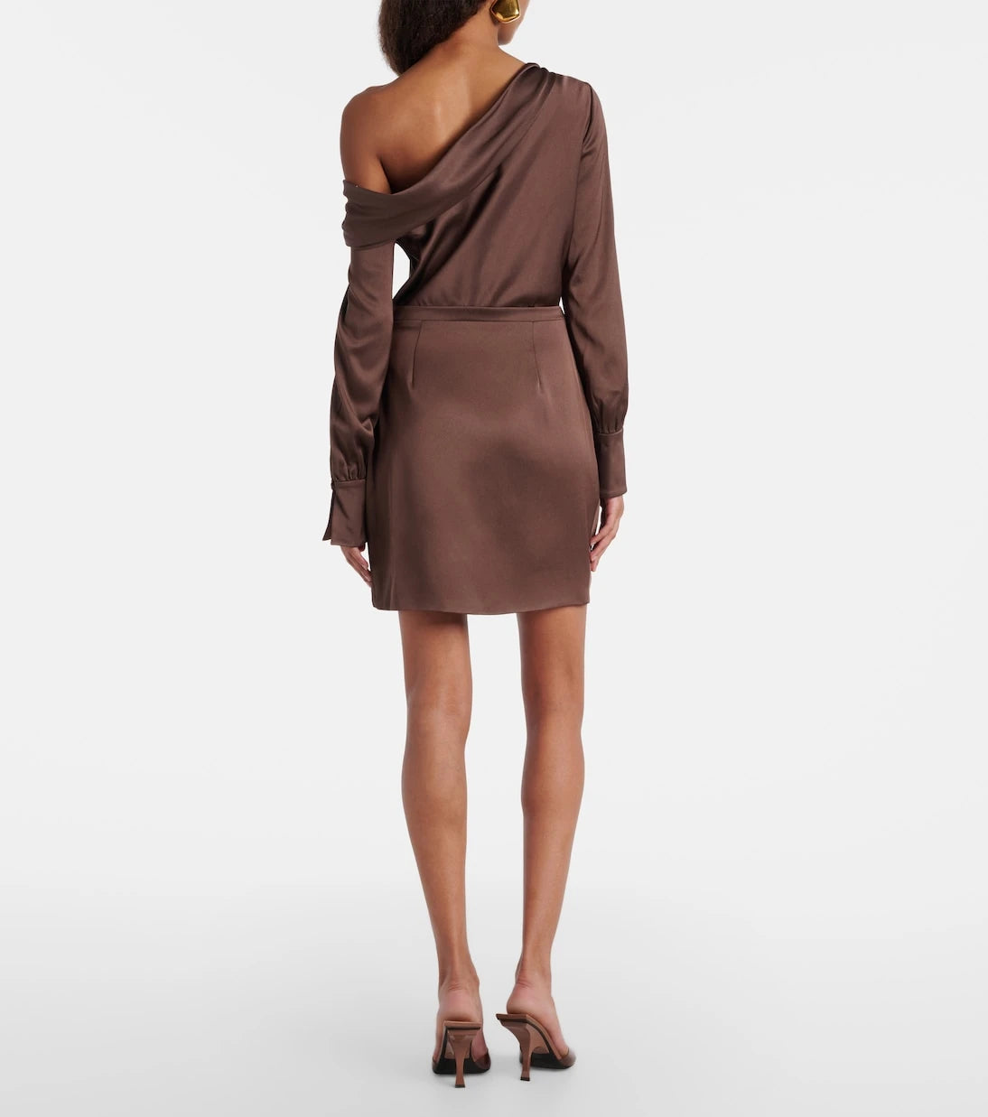 Simkhai - Cameron draped one-shoulder minidress