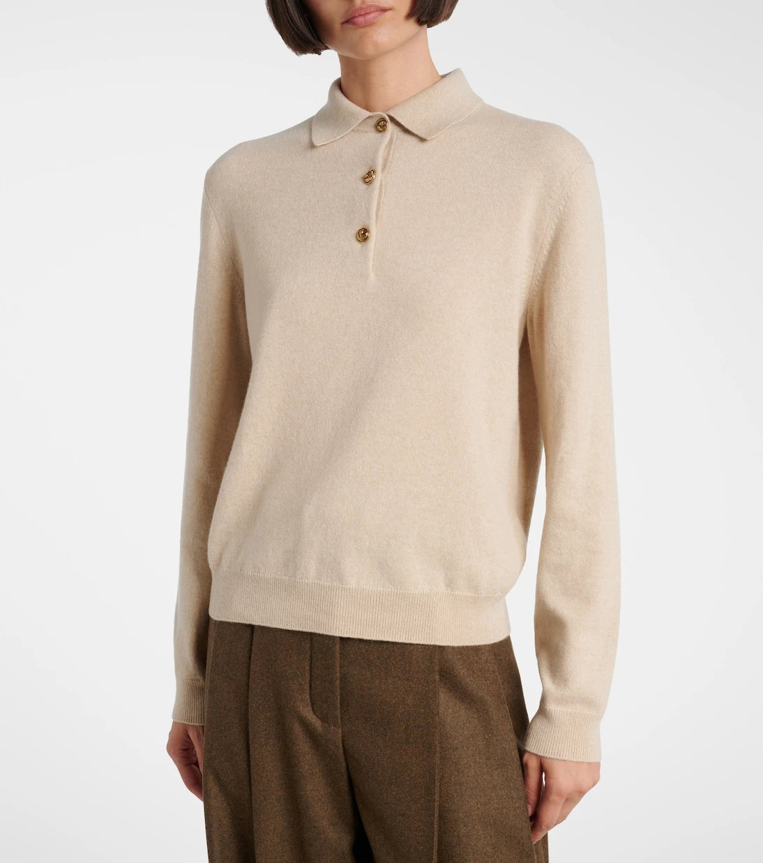 Loro Piana - Classic cashmere polo sweater