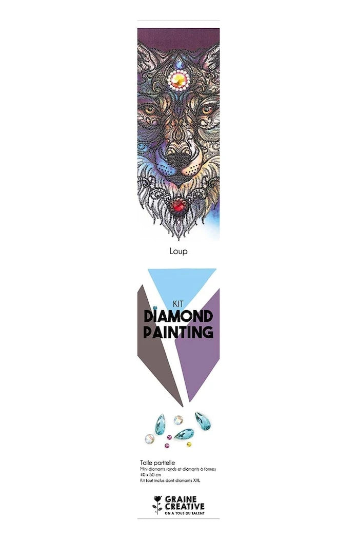 Комплект diy Graine Creative Diamond Painting Loup