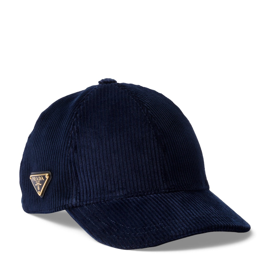 Blue Corduroy Baseball Cap