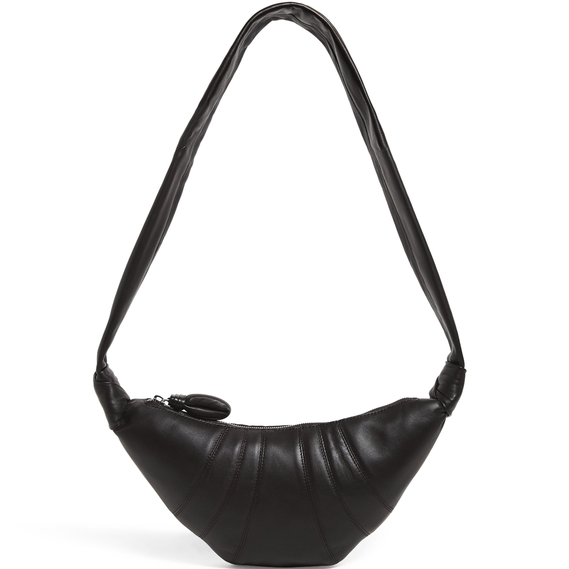 Small Nappa Leather Croissant Bag