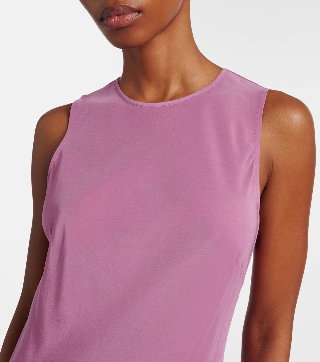 Asceno - Valencia silk crêpe maxi dress