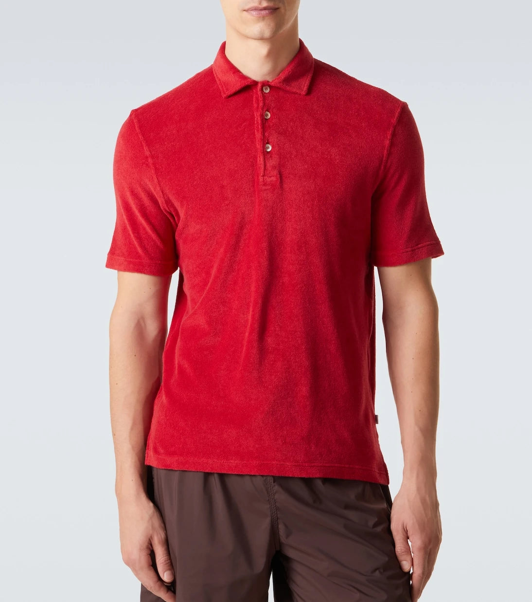 Fedeli - Mondial cotton terry polo shirt