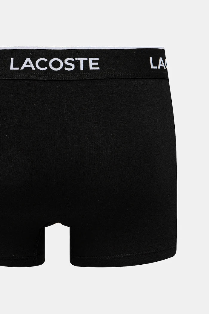 Lacoste erkek pamuklu elastan dar kesim boxer 3'lü