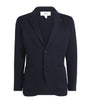 Lardini Navy Virgin Wool Knitted Blazer