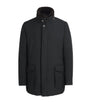 Black Down Drive Hybrid Coat