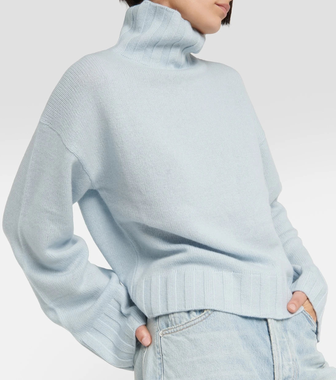 Jardin des Orangers - Wool and cashmere turtleneck sweater