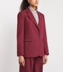MAX&Co. Red Single-Breasted Blazer