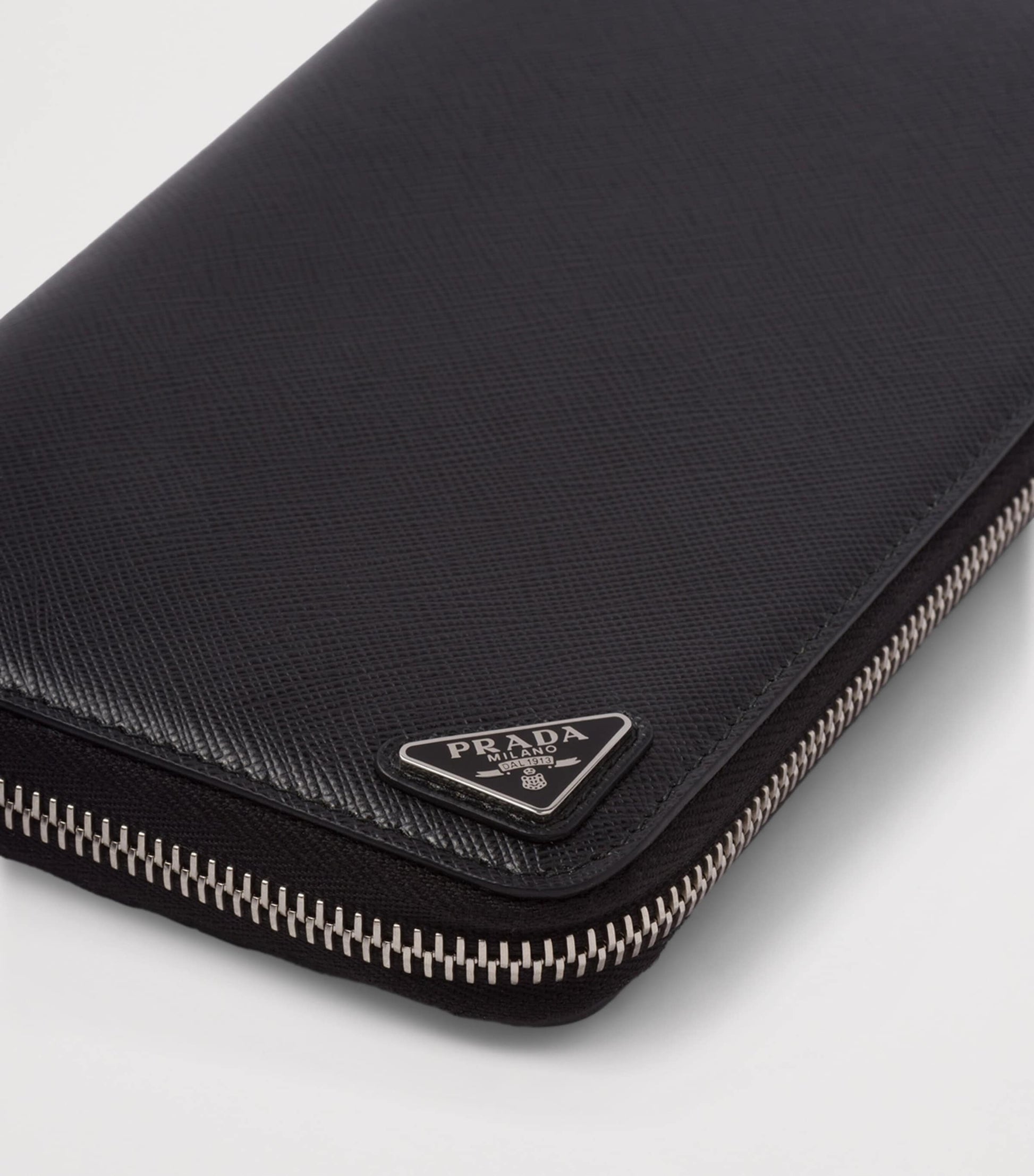 Saffiano Leather Zip-Around Wallet