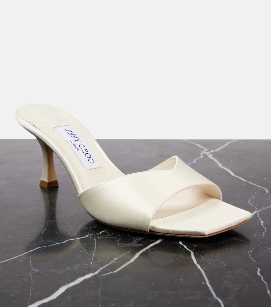 Jimmy Choo - Skye 70 satin mules