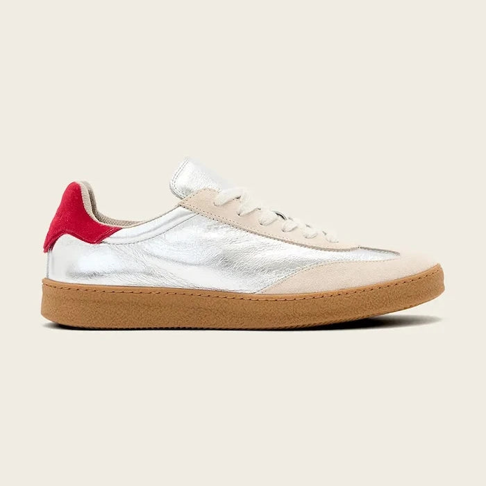 Кожени маратонки AllSaints Thelma Met Sneaker