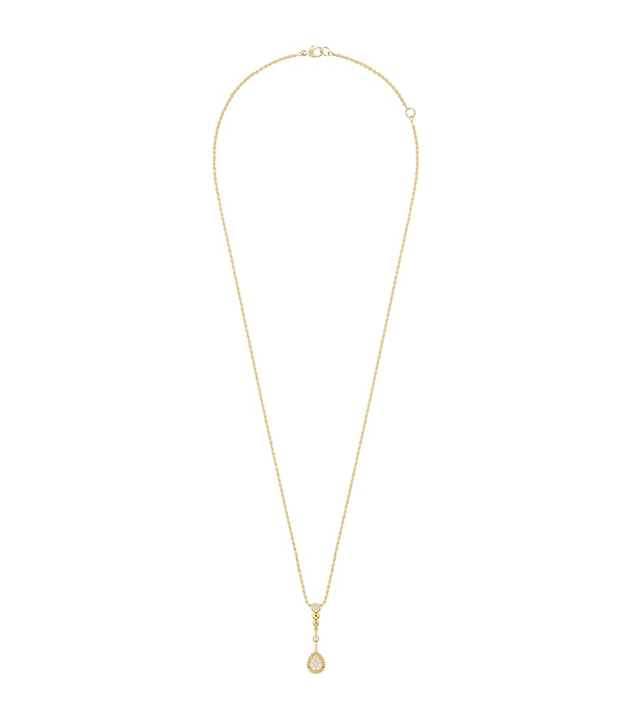 Yellow Gold and Diamond Serpent Bohème Pendant Necklace