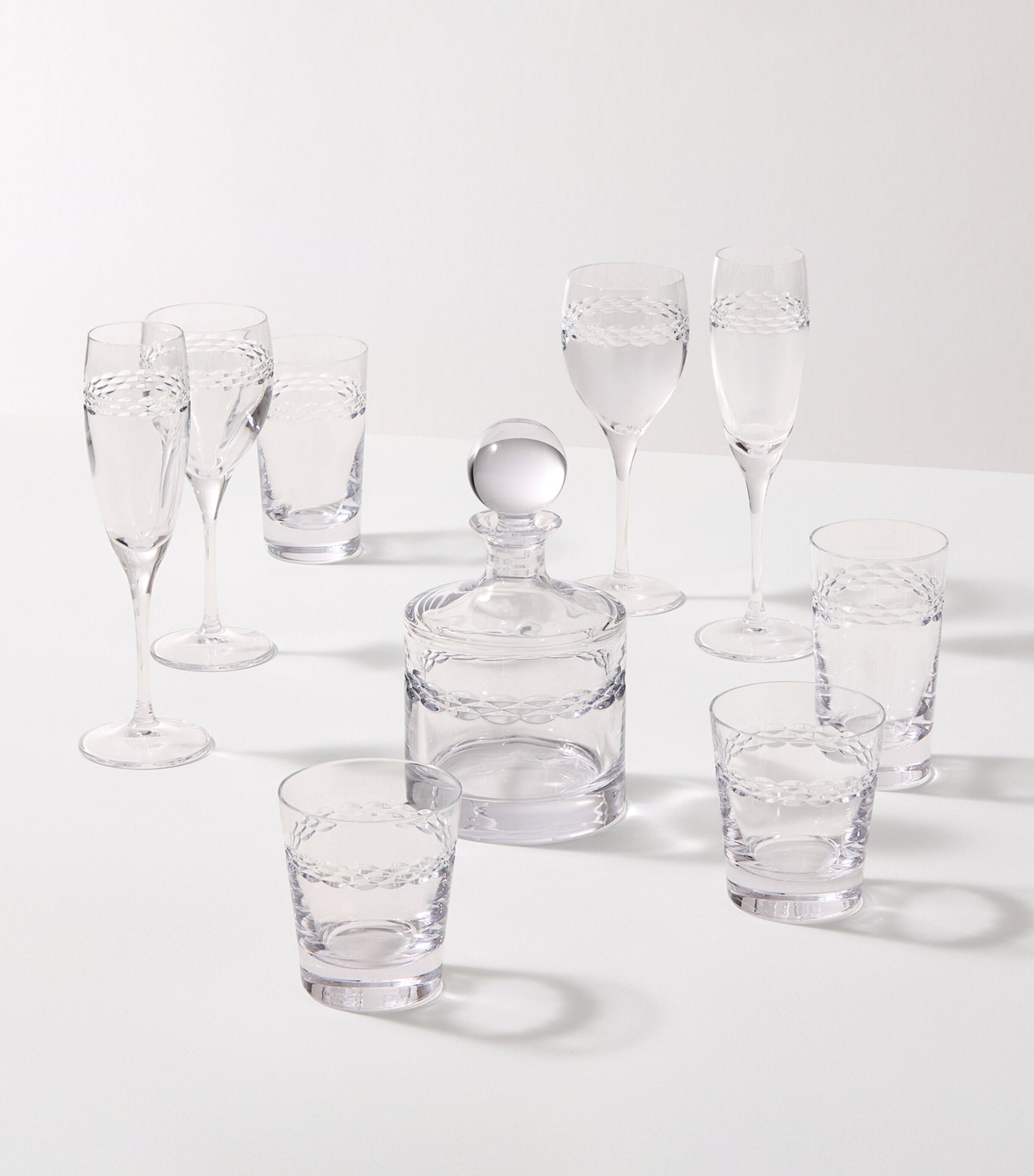 Crystal Neo Decanter and Tumbler Set
