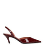 Patent Leather Sofia Slingback Pumps 60