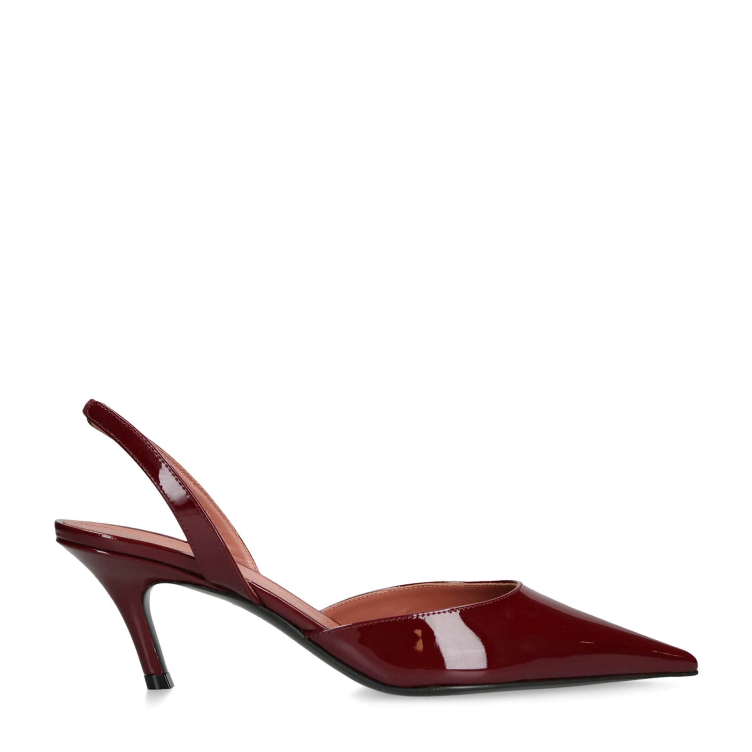 Patent Leather Sofia Slingback Pumps 60