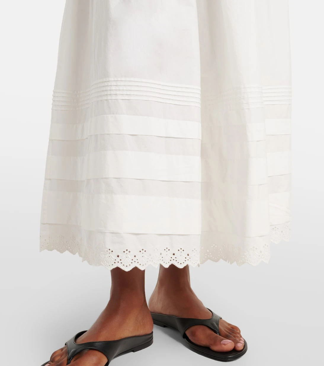 Dôen - Sebastiane cotton poplin maxi skirt