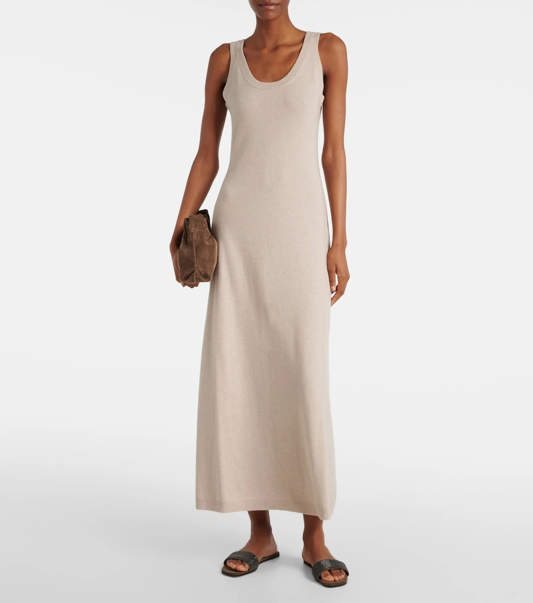 Brunello Cucinelli - Cashmere midi dress