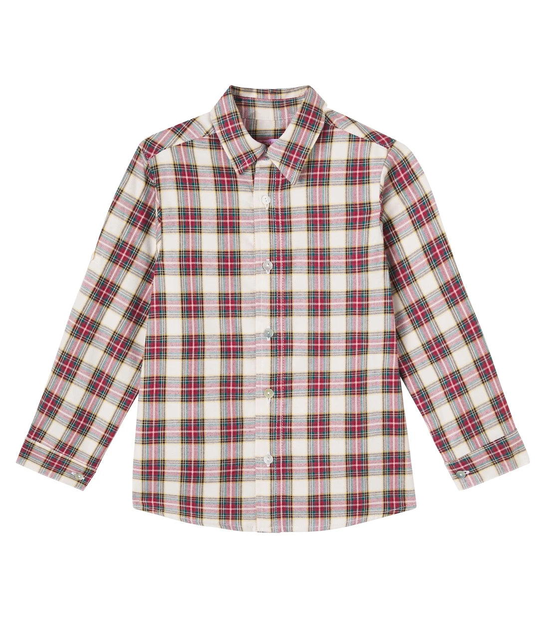 La Coqueta - Nico checked cotton flannel shirt