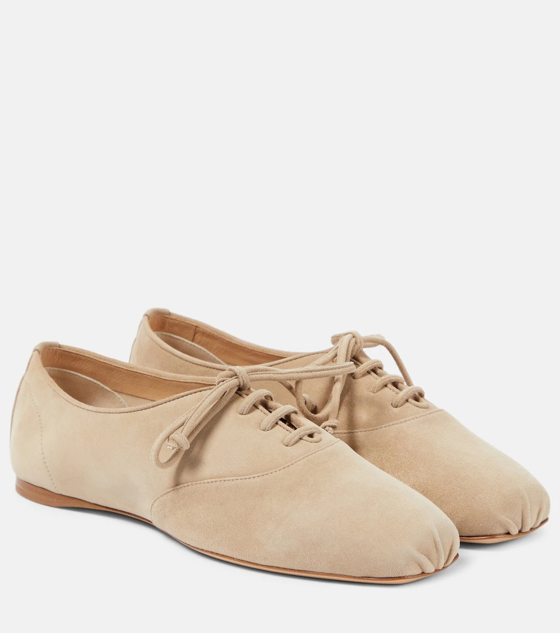 Gabriela Hearst - Maya leather lace-up flats